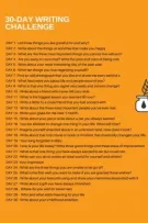 30 DAYS WRITING CHALLENGE #1