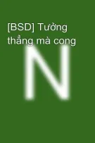 [BSD] Tưởng thẳng mà cong