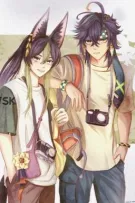 [Genshin Impact] Đôi bạn cùng lùi!!(vﾟｰﾟ)ﾊ(ﾟ▽ﾟv)
