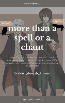 (BSD - Dazai x Atsushi) More than a spell or a chant