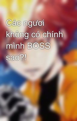 Các người không có chính mình BOSS sao!?