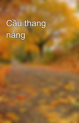 Cầu thang nắng