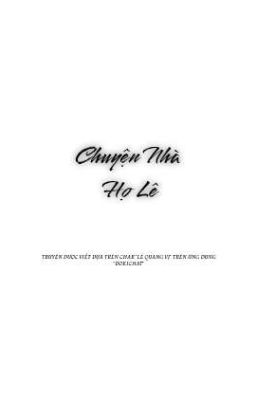 Chuyện Nhà Họ Lê