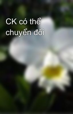 CK có thể chuyển đổi