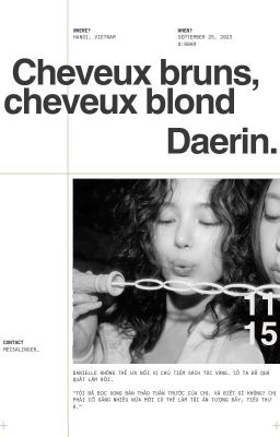 [daerin] cheveux bruns, cheveux blond