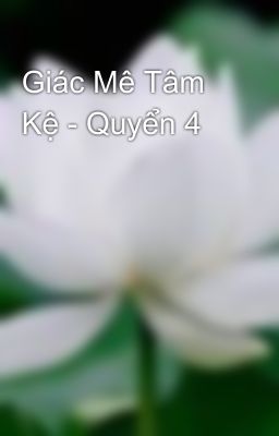 Giác Mê Tâm Kệ - Quyển 4