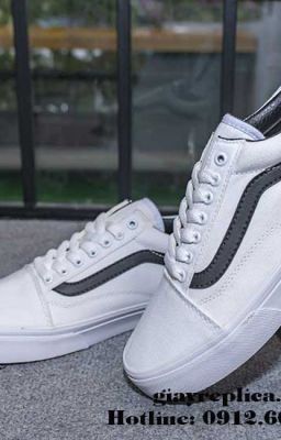 Giay Vans Old Skool Trang gia re tai TP.HCM