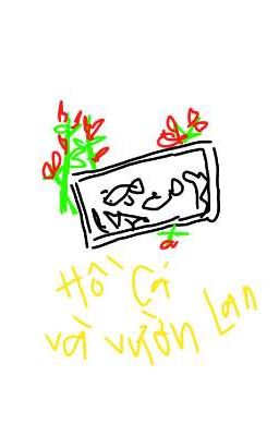 hồ cá và vườn lan