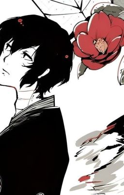 Hoa trà đỏ và đóa bồ công anh.