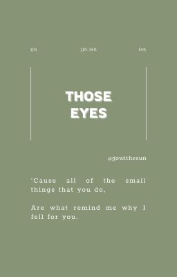 「jjh.lsh 」 Those eyes