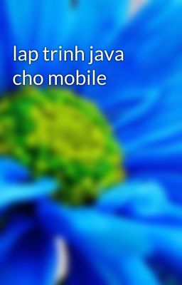 lap trinh java cho mobile