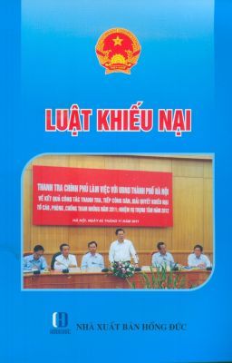 Luật khiếu nại số 02/2011/QH13