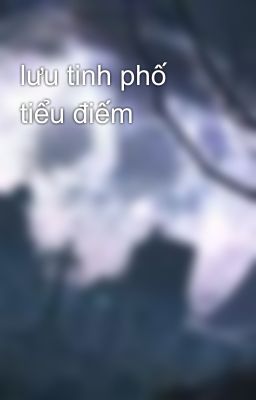 lưu tinh phố tiểu điếm