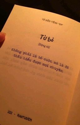 [MasonB] Từ bỏ