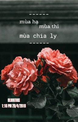 mùa hạ . mùa thi . mùa chia ly