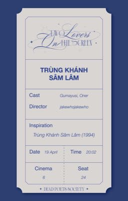 [Phim đang chiếu] trùng khánh sâm lâm