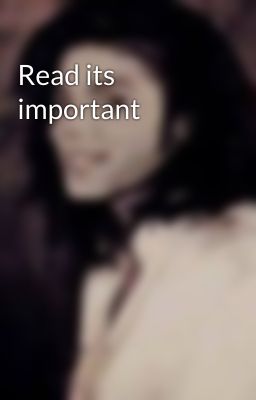 Read its important