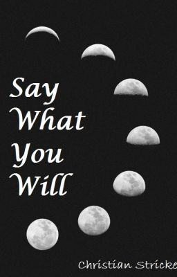 Say What You Will