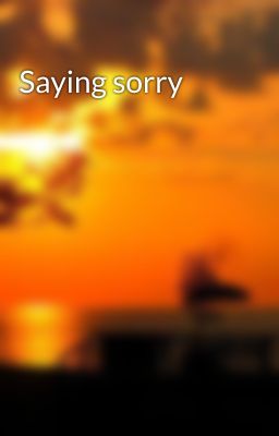 Saying sorry