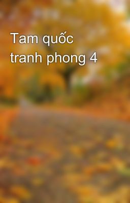 Tam quốc tranh phong 4