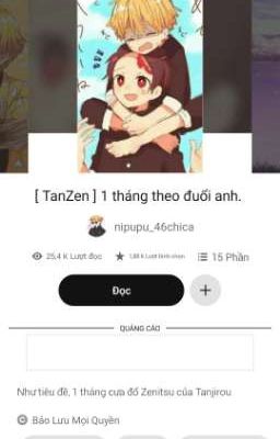 [ TanZen] 1 tháng theo đuổi anh.