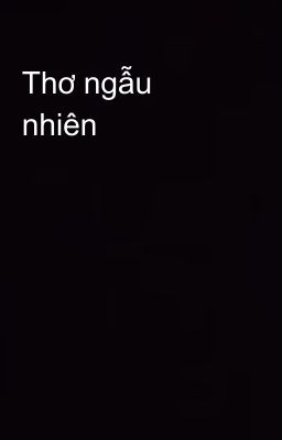 Thơ ngẫu nhiên