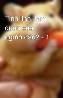 Tinh linh, tam quan của ngươi đâu? - 1