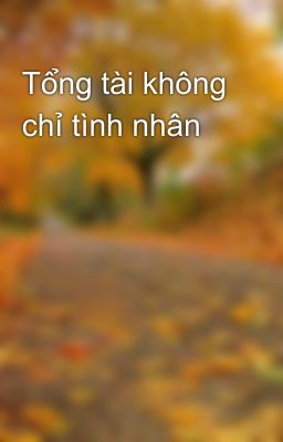 Tổng tài không chỉ tình nhân