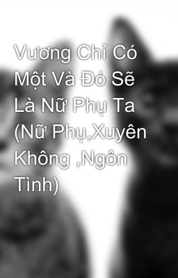 Vương Chỉ Có Một Và Đó Sẽ Là Nữ Phụ Ta (Nữ Phụ,Xuyên Không ,Ngôn Tình)