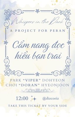 𝐖𝐈𝐓𝐃 ⟡ 12:00 ˙♩. Cẩm nang đọc hiểu bạn trai